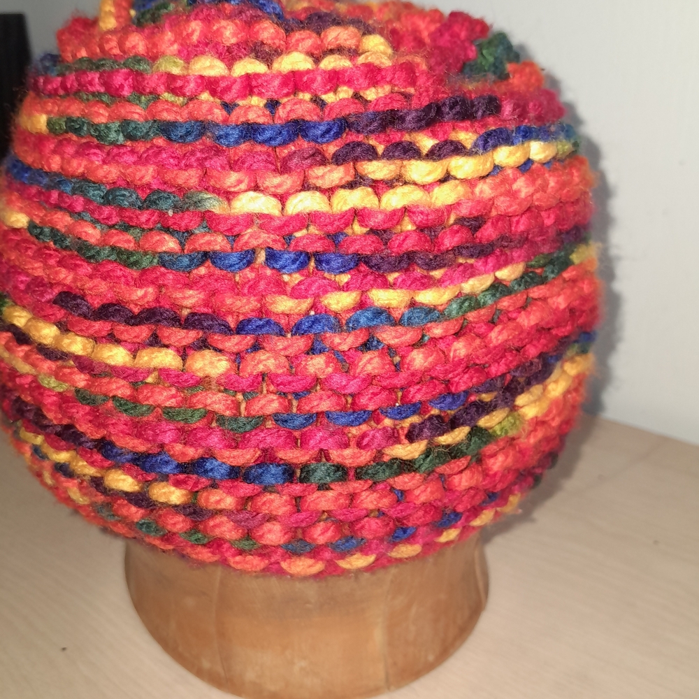 Multicolor Knit Beanie